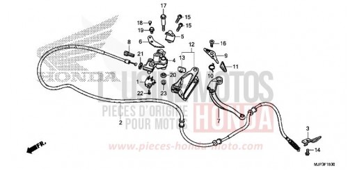 LEVIER DE STATIONNEMENT CRF1000DG de 2016